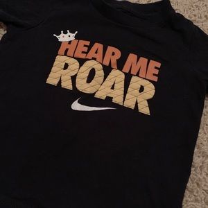 Lbj “hear me roar” toddler shirt